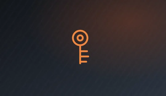 Key illustration representing account access and email security