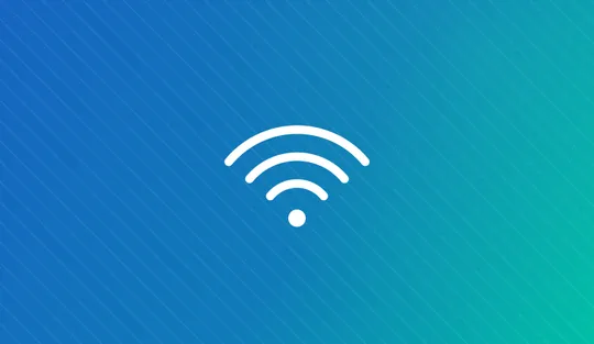 Wi-Fi arcs illustration representing home Wi-Fi troubleshooting
